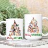 Merry Catmas Woofmas Cat Dog Coffee Mug HN590