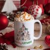 Merry Catmas Woofmas Cat Dog Coffee Mug HN590