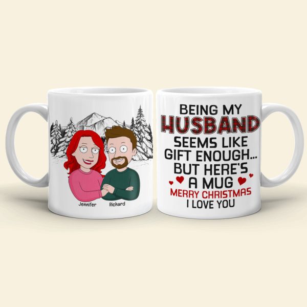 Merry Christmas I love You- Personalized Coffee Mug- Christmas Gift For Couple-Couple Coffee Mug-06naqn221123hh