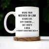 Merry Christmas Mother-In-Law Mug With Heart - Personalized Custom Coffee Mug - DAU095_MG