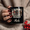 Merry Christmas Vintage Personalized Mug, Santa Tree Reindeer Snowman Nutcracker Gift with Custom Name