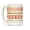 Merry Pizza Sweater Pattern Coffee Mug
