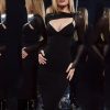 Mesh Long Sleeve Corset Midi Dresses