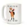 Mess With The Fox You Get The Box Coffee Mug