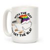 Mess With The Gay You Get The Slay Goose Coffee Mug
