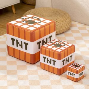 Minecraft TNT Plush Doll - Fun Stuffed Toy for Fans & Collectors