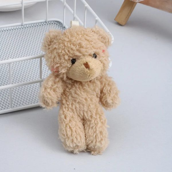 Mini Blush Teddy Plush Keychain Doll