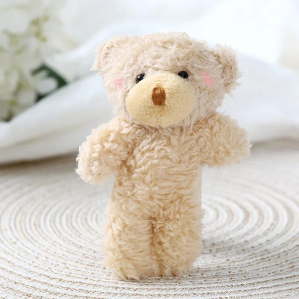 Mini Blush Teddy Plush Keychain Doll