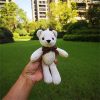 Mini Dressed Bear Plush Keychain Soft Stuffed Doll