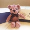 Mini Dressed Bear Plush Keychain Soft Stuffed Doll