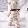 Mini Dressed Bear Plush Keychain Soft Stuffed Doll