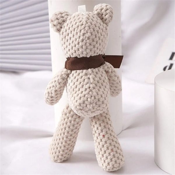 Mini Dressed Bear Plush Keychain Soft Stuffed Doll