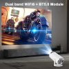 Mini Outdoor Portable Projector Transpeed Android 4K Cinema Projector