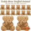 Mini Teddy Bear Plush Toys 4 Inch – Soft Stuffed Bears for Party Favors and DIY Gifts