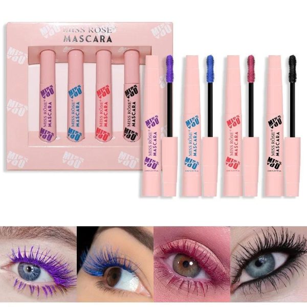 Miss Rose Colorful Mascara Set Bold & Vibrant Lash Collection