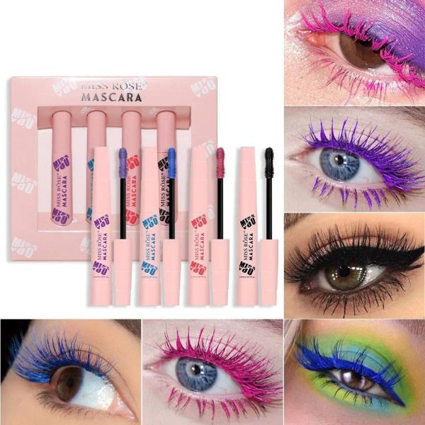 Miss Rose Colorful Mascara Set Bold & Vibrant Lash Collection