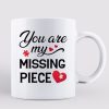 Missing Piece Doll Couple Gift For Her For Him Personalized Coffee Mug