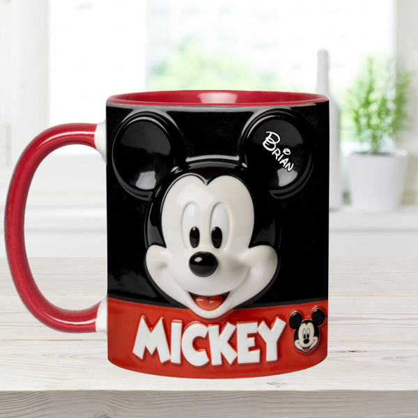 MkMo Just Love Magic Mouse - Personalized Accent Mug - Gift For Movie Fans NL122
