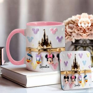MkMo Magic Mouse Castle - Personalized Accent Mug - Gift For Movie Fans NL122
