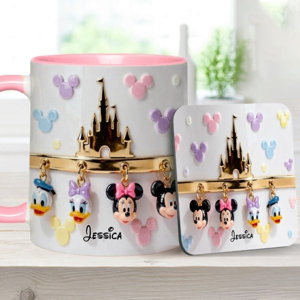 MkMo Magic Mouse Castle - Personalized Accent Mug - Gift For Movie Fans NL122