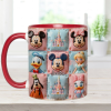 MkMo Magic Mouse Castle With Friends - Personalized Accent Mug - Gift For Movie Fans, Daughters, Family NL122