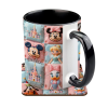 MkMo Magic Mouse Castle With Friends - Personalized Accent Mug - Gift For Movie Fans, Daughters, Family NL122