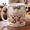 MkMo Magic Mouse Love Is The Real Magic - Personalized White Edge-to-Edge Mug - Gift For Couple, Movie Fans HH01