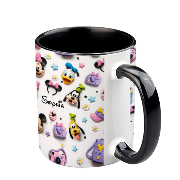 MkMo Magic Mouse Merry Christmas To All - Personalized Accent Mug - Christmas Gift NA94