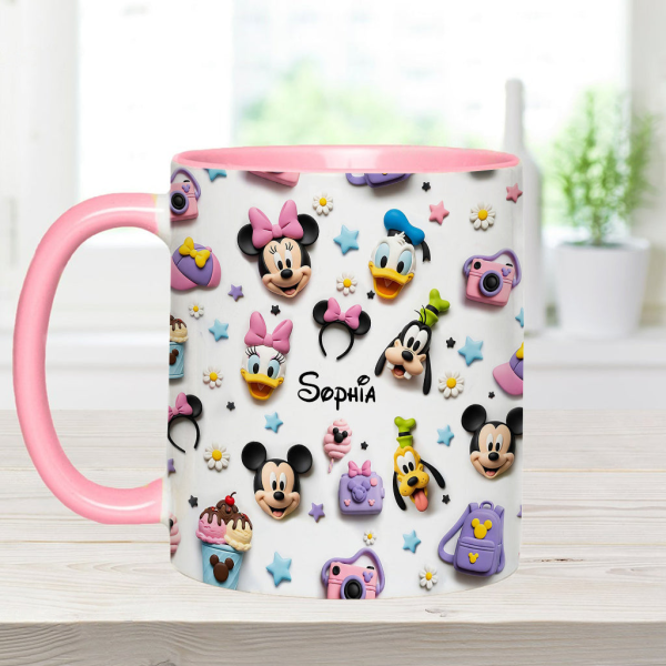 MkMo Magic Mouse Merry Christmas To All - Personalized Accent Mug - Christmas Gift NA94