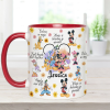 MkMo Magic Mouse Moments We Love - Personalized Accent Mug - Christmas Gift NA94