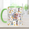 MkMo Magic Mouse Moments We Love - Personalized Accent Mug - Christmas Gift NA94