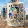 MkMo Magic Mouse Sparkling With Alphabet Initial - Personalized White Edge-to-Edge Mug - Gift For Fan Movies HH01