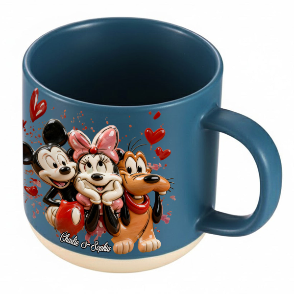 MkMo Magic Mouse You And Me We Got This - Personalized Pottery Mug - Gift For Couples, Movie Fans NL122