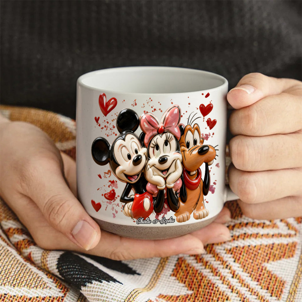 MkMo Magic Mouse You And Me We Got This - Personalized Pottery Mug - Gift For Couples, Movie Fans NL122