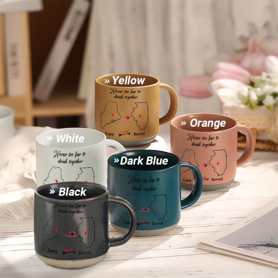 MkMo Magic Mouse You And Me We Got This - Personalized Pottery Mug - Gift For Couples, Movie Fans NL122
