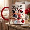 MkMo Magic Mouse You Are My Missing Piece - Personalized Accent Mug - Gift For Couples, Movie Fans NL122