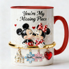 MkMo Magic Mouse You're My Missing Piece - Personalized Accent Mug - Gift For Couples, Movie Fans NL122