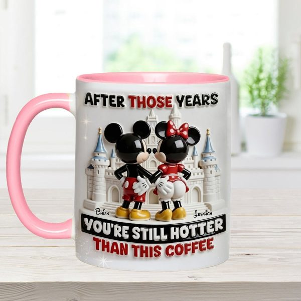 MkMo Magic Mouse You're Still Hotter Than This Coffee - Personalized Accent Mug - Gift For Couple, Fan Movies HH01