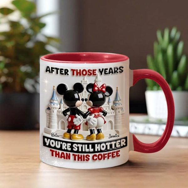 MkMo Magic Mouse You're Still Hotter Than This Coffee - Personalized Accent Mug - Gift For Couple, Fan Movies HH01