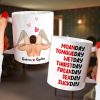 Moanday Tongueday Wetday Personalized Mug, Gift For Couple