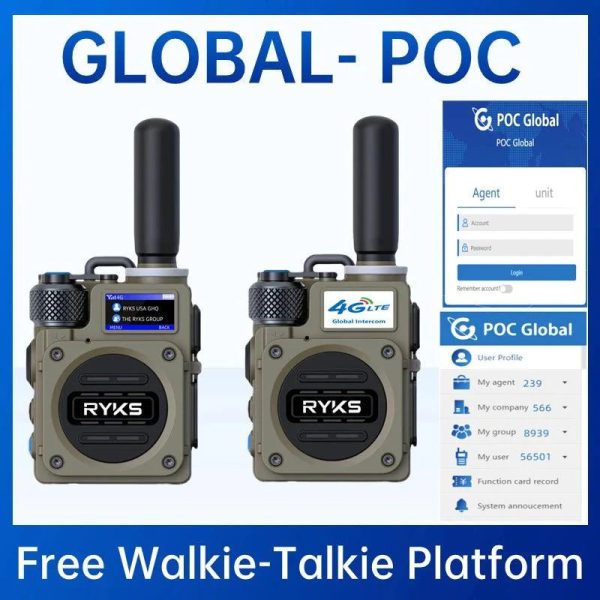 Mobile Walkie Talkie - Long-Range Sim Card Radio