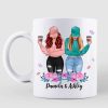 Modern Besties Until We're Old And Senile Personalized Mug