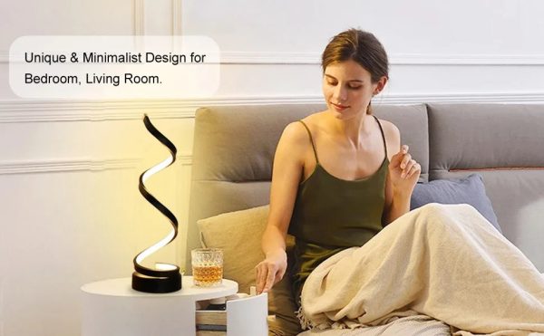 Modern Spiral Dimmable Table Lamp