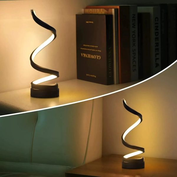 Modern Spiral Dimmable Table Lamp
