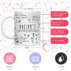 Mom Affirmation Coffee Mug Positive Energy Inspirational Quote Ceramic Mug, Gift for Mom from Daughter Son Kids Husband, Birthday Mothers Day Christmas Gift