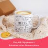 Mom Affirmation Coffee Mug Positive Energy Inspirational Quote Ceramic Mug, Gift for Mom from Daughter Son Kids Husband, Birthday Mothers Day Christmas Gift