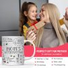 Mom Affirmation Coffee Mug Positive Energy Inspirational Quote Ceramic Mug, Gift for Mom from Daughter Son Kids Husband, Birthday Mothers Day Christmas Gift