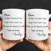 Mom, All That I Am And All That I Hope To Be - Personalized Custom Coffee Mug - MOM149_MG
