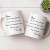 Mom, All That I Am And All That I Hope To Be - Personalized Custom Coffee Mug - MOM149_MG