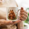 Mom and Baby Bear Personalized Mug, Mother's Day Custom Gift with Name